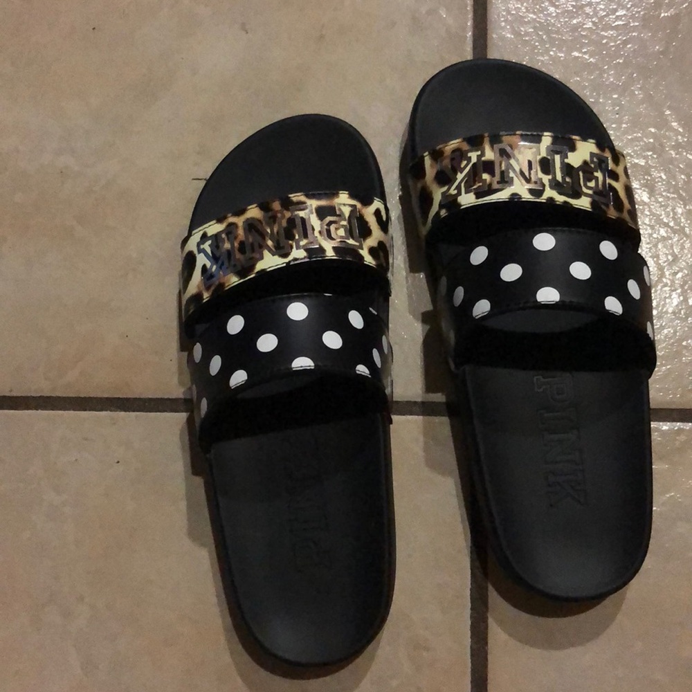 Size small pink sandals from Victoria secret
